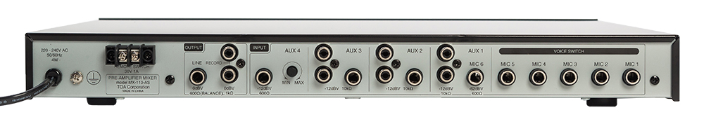 TOA Electronics (Thailand) Co., Ltd. - MX-113 Pre-Amplifier