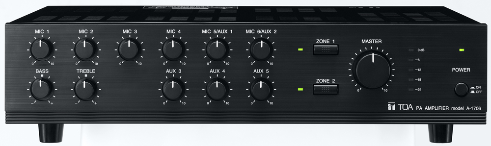希少✨音出しOK❗️TOA トア　A-1706 PAアンプ TOA Electronics (Thailand) Co., Ltd. - A-1706 Mixer Power