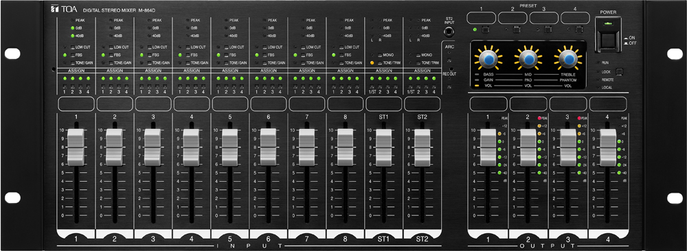 TOA Electronics (Thailand) Co., Ltd. - M-864D Digital Stereo Mixer